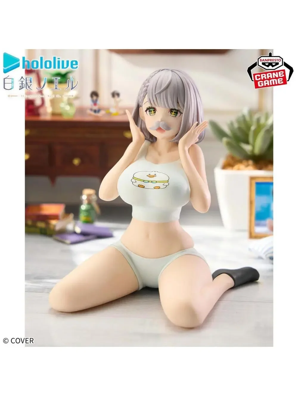 Banpresto Hololive Shirogane Noel Figure Unisex NIB Relax Time Statue US Seller
